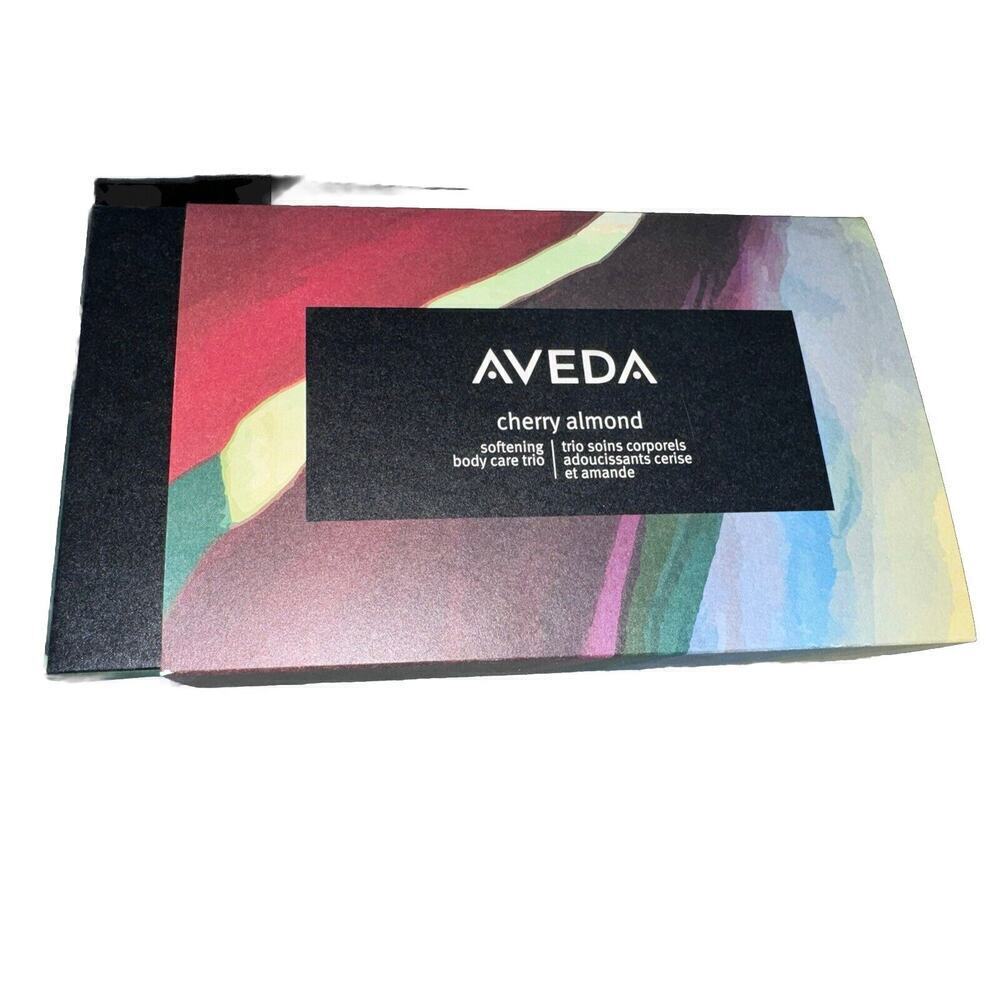 Aveda Cherry Almond Body Care Trio Gift Set: Scrub, Lotion, Hand and Body Wash - Picture 2 of 3